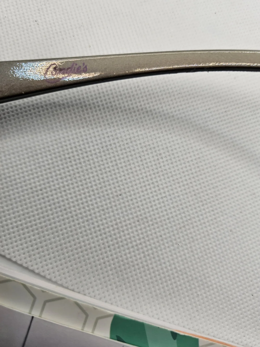 Candie's Black Sunglasses with Purple Gradient Lenses